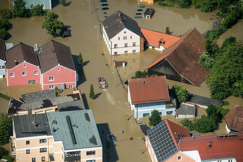 Aktuelle Bilder vom Hochwasser aus Deggendorf: Die Lage ist noch immer ernst.