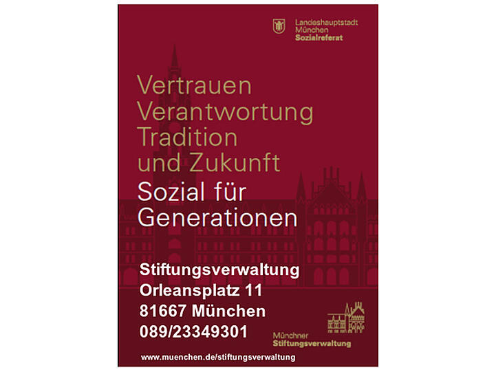 170 Stiftungen betreut die Münchner Stiftungsverwaltung.