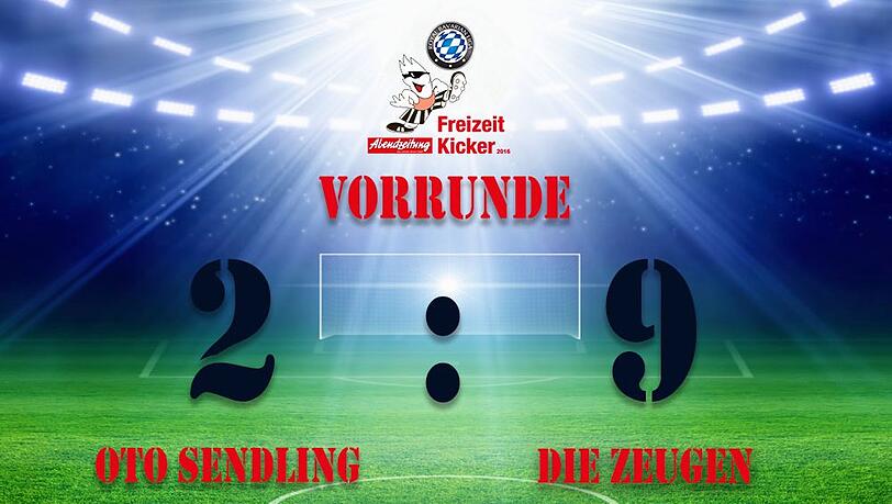 Die Zeugen Yeboahs gewannen die Party mit 2:9. Die Zeugen Yeboahs gewannen die Party mit 2:9.