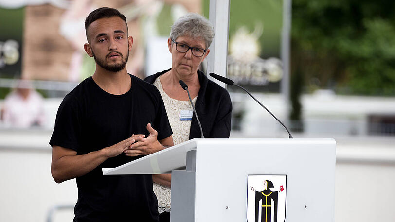 Traurige, aber auch tröstende Worte gab es von und für die Teilnehmer der Gedenkfeier am OEZ.