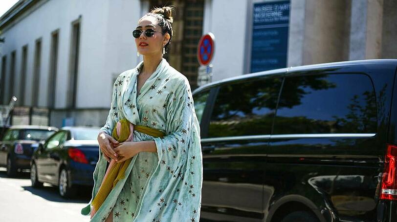 Der Kimono stammt ursprünglich aus Japan.