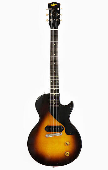 Das Diebesgut: die hochwertige Gibson Les Paul Junior.
