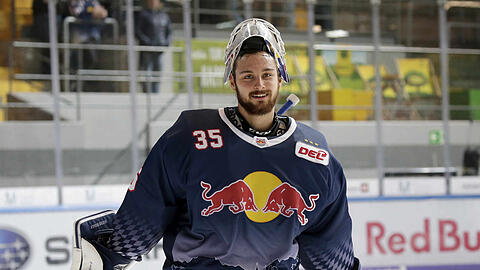 Hielt den Sieg für die Münchner fest: EHC-Goalie Kevin Reich. (Archivbild)