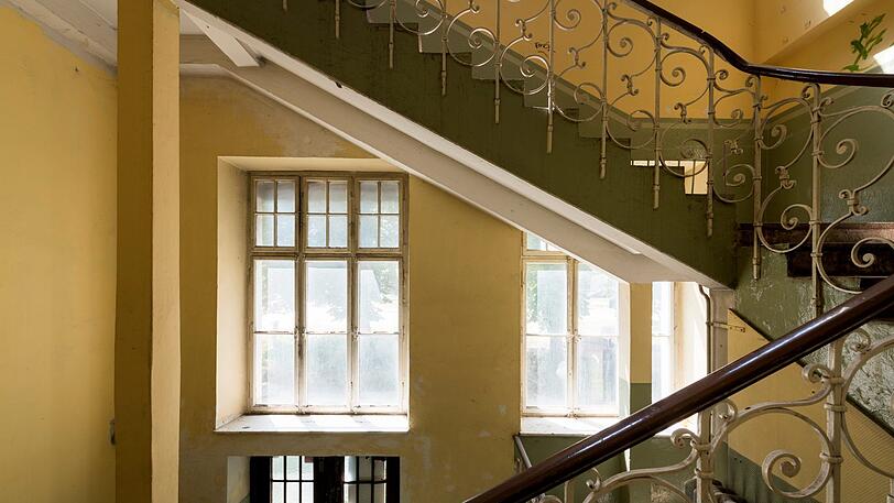 Jugendstil-Treppen sind erhalten.