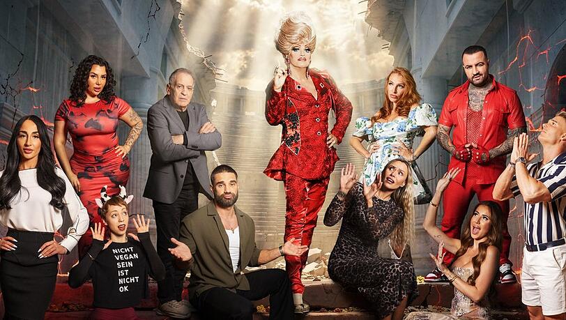 Der "Das große Promi-Büßen"-Cast von 2026. Der "Das große Promi-Büßen"-Cast von 2026.