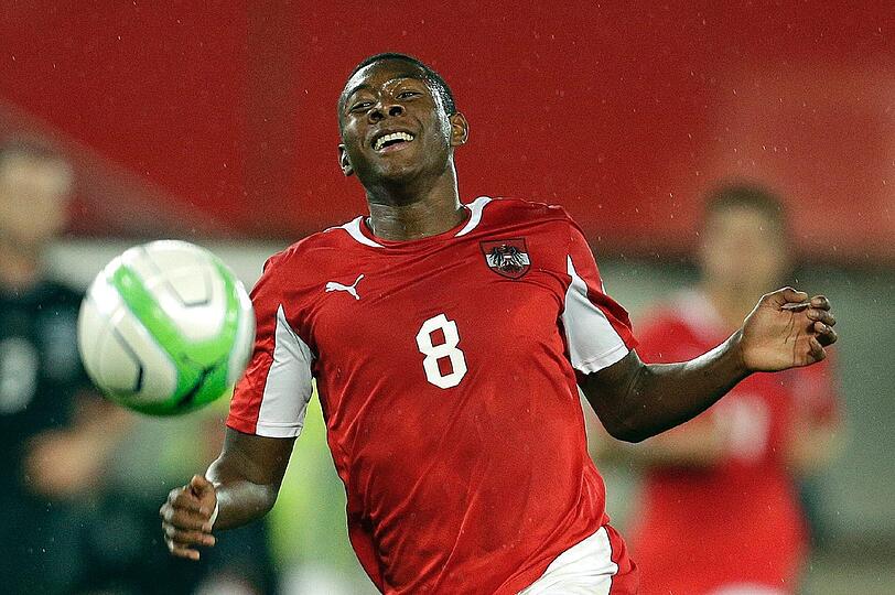 "Da Woahnsinn": David Alaba jubelt nach Österreichs Siegtreffer zum 1:0 gegen Irland.