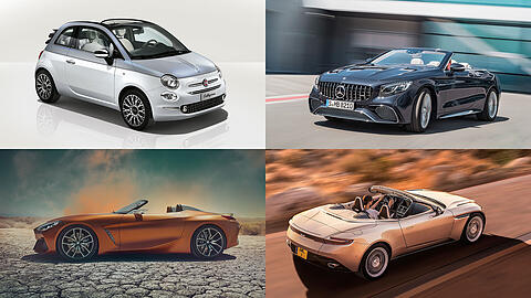 Von klein bis groß: Das sind die Cabrio-Hits der Saison.