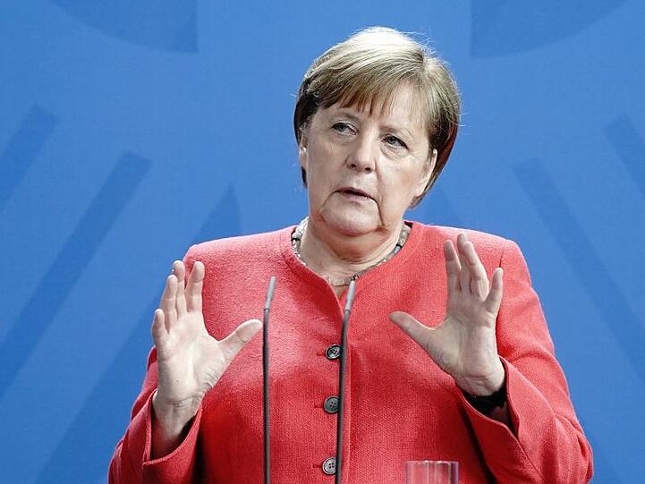 Bundeskanzlerin Angela Merkel: "Impfstoffe, Tests und Medikamente müssen weltweit verfügbar, bezahlbar und zugänglich sein.".