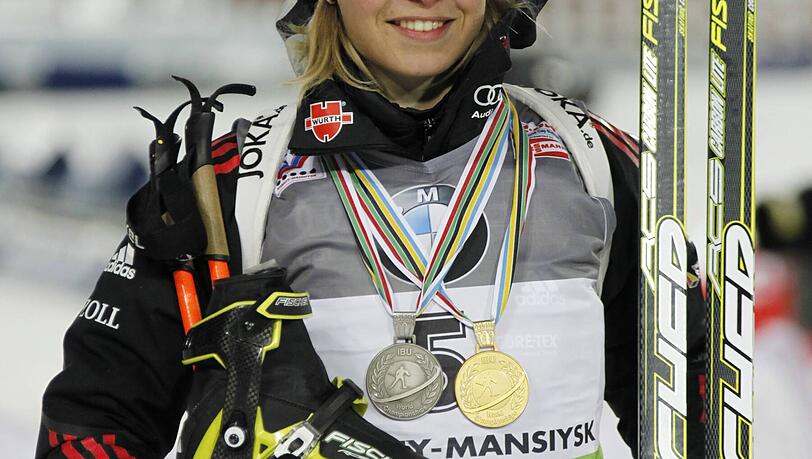 Als Biathletin bewies Magdalena Neuner großes Talent. Als Biathletin bewies Magdalena Neuner großes Talent.