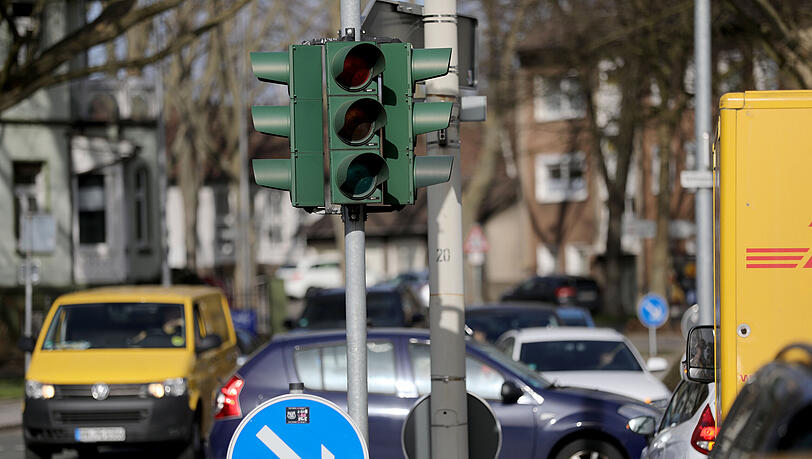 Auch die Verkehrsampeln sind in Laim ausgefallen. (Symbolbild)