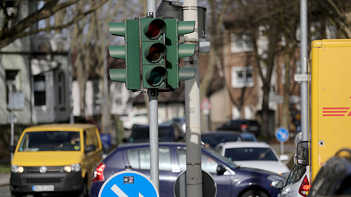 Auch die Verkehrsampeln sind in Laim ausgefallen. (Symbolbild)