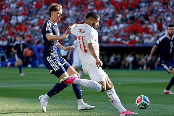 Ismael Saibari erzielte gegen Schottland früh den einzigen Treffer des Tages. Ismael Saibari erzielte gegen Schottland früh den einzigen Treffer des Tages.