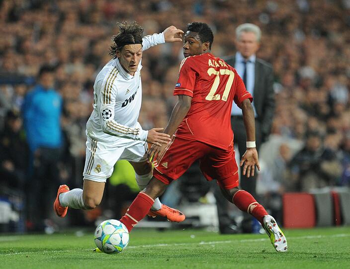 Mesut Oezil und David Alaba