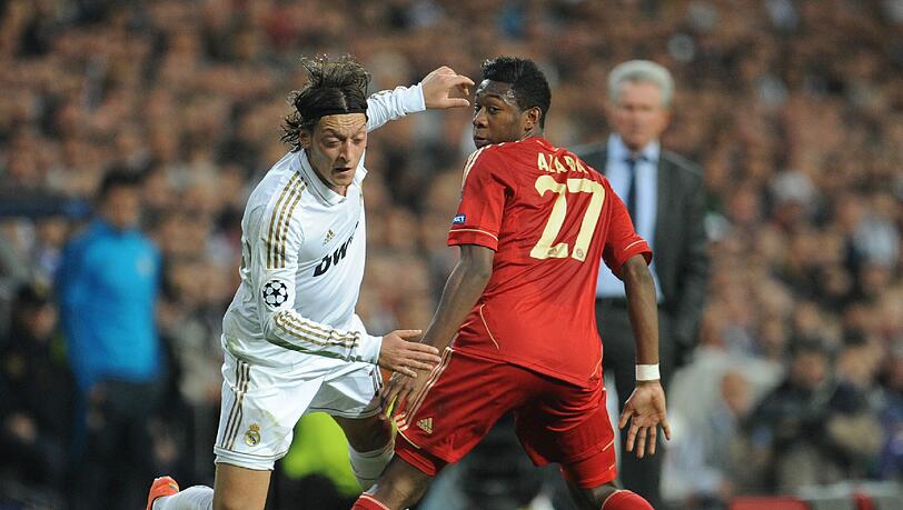 Mesut Oezil und David Alaba Mesut Oezil und David Alaba