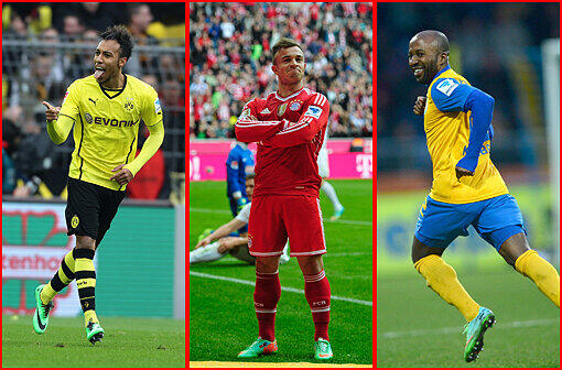 Aubameyang - Shaqiri - Kumbela: Die Matchwinner ihrer Vereine am 21. Spieltag der Bundesliga.