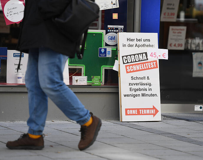 Ab sofort in Apotheken zu haben: Corona-Schnelltests.