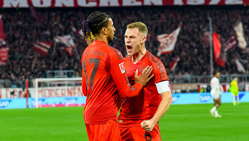 Traf zum 3:1 für den FC Bayern: Joshua Kimmich. Traf zum 3:1 für den FC Bayern: Joshua Kimmich.