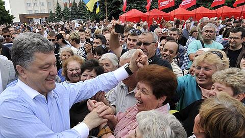 Pjotr Poroschenko hat die besten Chancen, neuer Präsident der Ukraine zu werden.