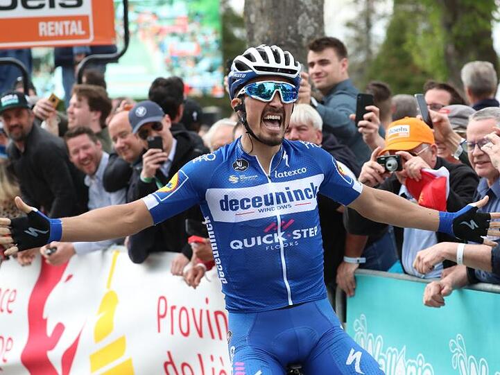 Julian Alaphilippe gewann die längste Etappe des diesjährigen Critérium du Dauphiné.