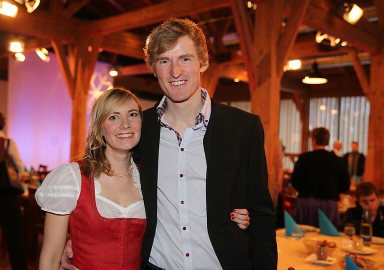 Wohnen in München: Severin Freund mit seiner Freundin Caren.