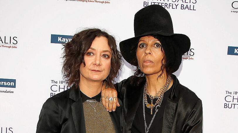Sara Gilbert (l.) und Linda Perry wollen die Scheidung