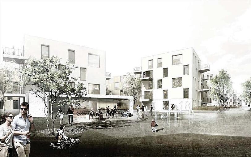 Mit ihrem offenen Konzept haben die Wiener Architekten "AllesWirdGut" das Preisgericht überzeugt.