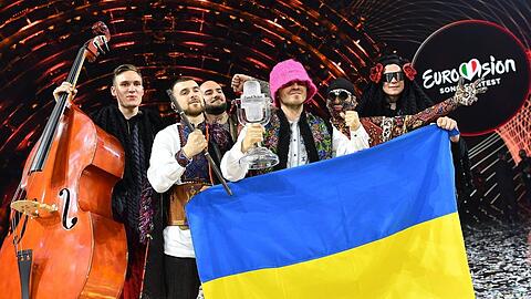 Die ukrainische Band Kalush Orchestra hat den ESC 2022 in Turin gewonnen.