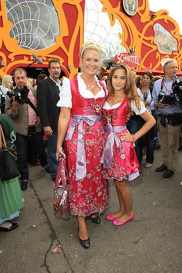 Claudia Effenberg mit ihrer Tochter Lucia