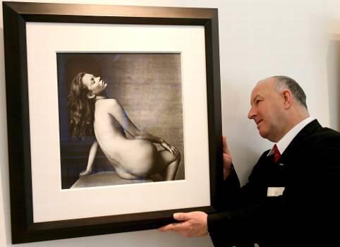 Kate als Kunst: Eine Fotografie von Irving Penn im Auktionshaus Christie's...