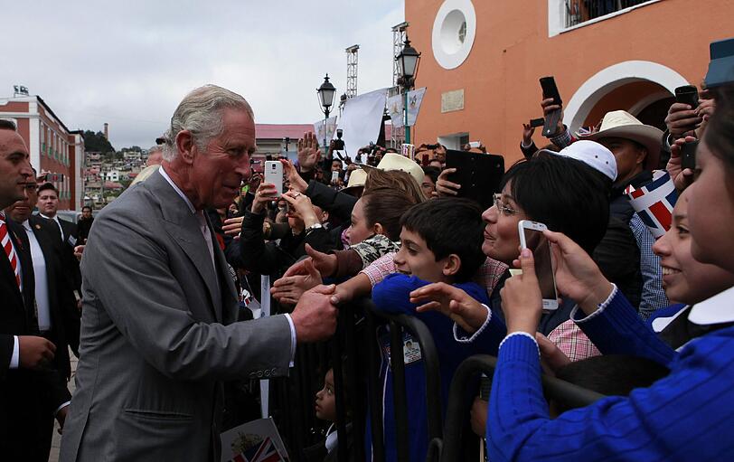 Prinz Charles und Camilla bei ihrem Besuch in Mexiko.
