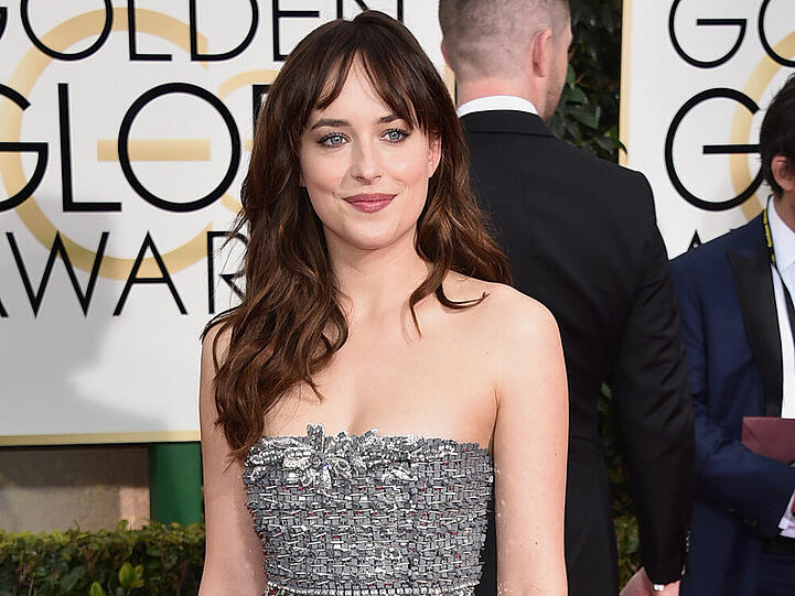 Dakota Johnson bei den Golden Globes