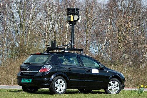 Mit solchen Autos fotografiert Google ganze Straßenzüge