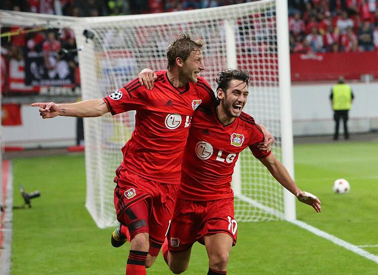 Danach kommt Leverkusen. Die Werkself schaffte gegen Benfica im 75. Champions-League Spiel den 28. Sieg.