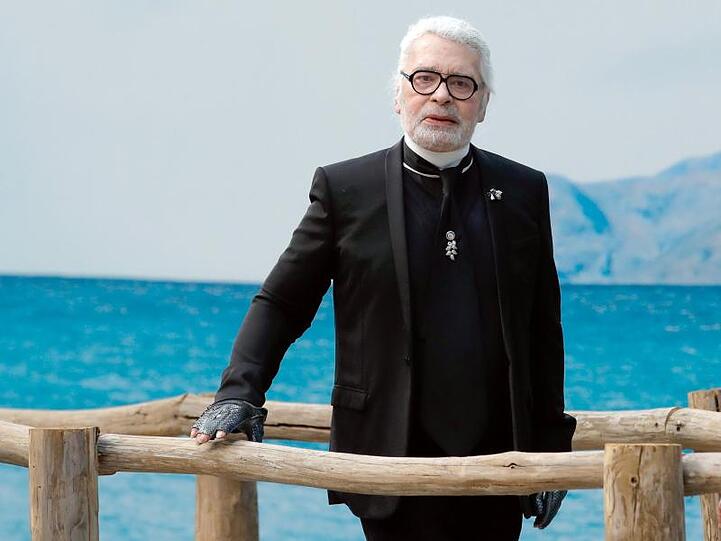 Karl Lagerfeld im Oktober 2018.