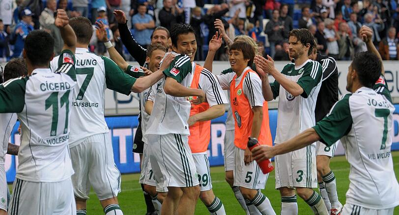 Gerade noch so gerettet! Mit seinem 3:1 Sieg über Hoffenheim kann sich der Vfl Wolfsburg freuen: Das ist Team ist nicht abgestiegen.
