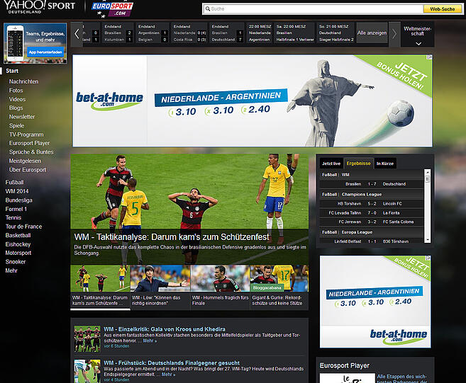 Eurosport Yahoo