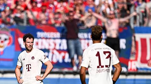 Frust beim Serienmeister: Bayern München musste in Heidenheim die nächste Niederlage einstecken.