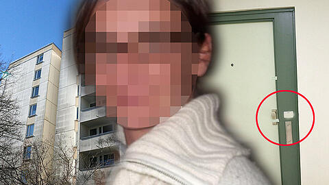 Sabine K. (40, Name geändert) soll ihre Mutter in diesem Wohnhaus in Unterhaching erdrosselt haben. Die Tat hat sie gegenüber der Polizei bereits gestanden.