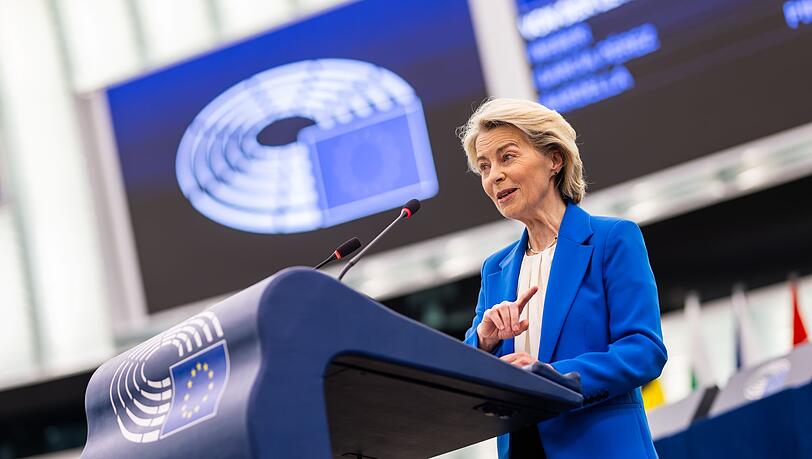 "Wir stehen an einem Scheideweg", sagte Kommissionspr&auml;sidentin Ursula von der Leyen.