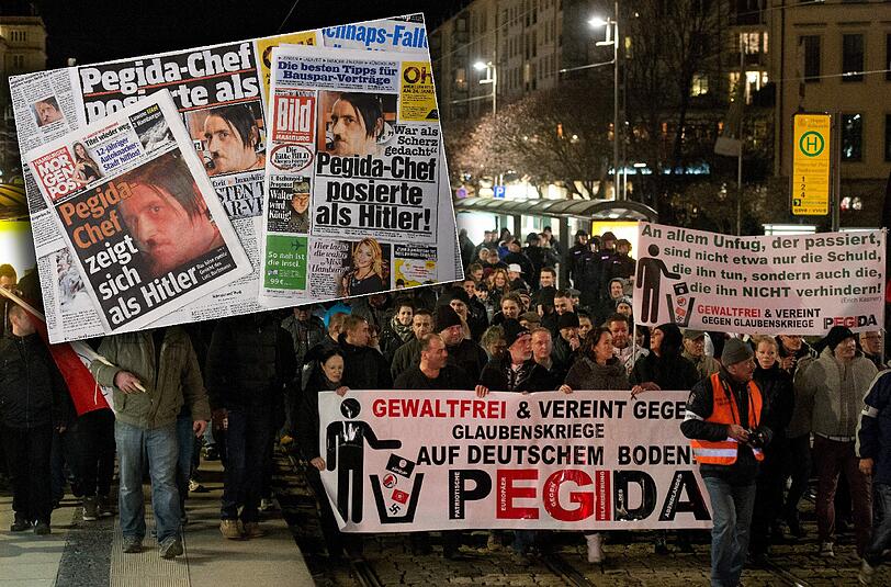 Nach dem Rücktritt des Chefs und Mitgründers Lutz Bachmann muss sich Pegida neu formieren.