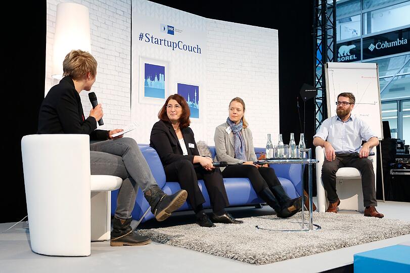 Podiumsdiskussionen gibt es zu den verschiedensten Gründerthemen - Gründermesse IHK Existenz am 25.11.2017.