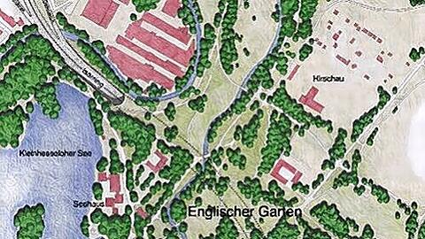 Ein 300 Meter langer Tunnel für den Isarring im Englischen Garten.