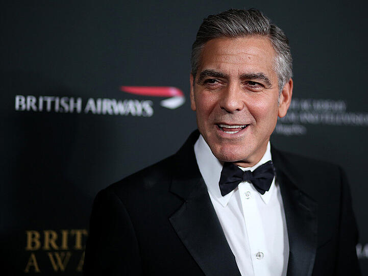 George Clooney schwebt derzeit auf Wolke 7
