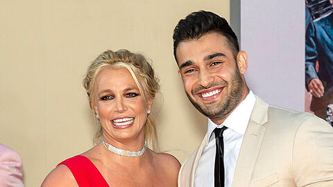 Britney Spears mit ihrem Freund Sam Asghari im vergangenen Jahr.