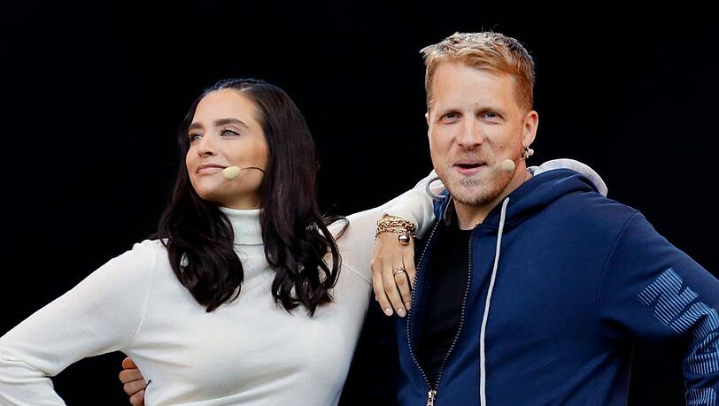 Oliver und Amira Pocher bei einem gemeinsamen Auftritt im Jahr 2021.