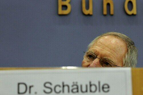 Bundesfinanzminister Wolfgang Schäuble (CDU)