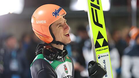 Will das Neujahrsspringen gewinnen: Karl Geiger.