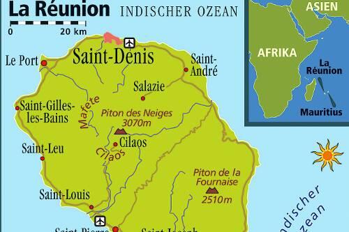 Im Norden der Insel La Réunion fand die spektakuläre Gefangenenbefreiung statt.