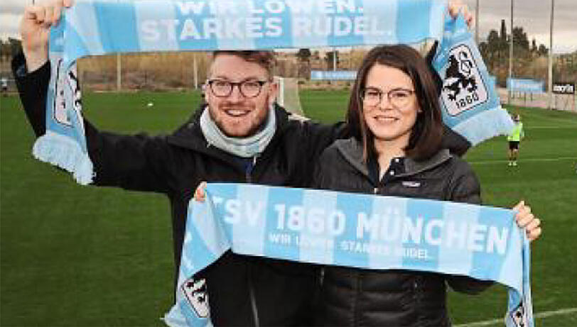 Verlängertes Wochenende bei den Löwen: Jakob und Scharifa.