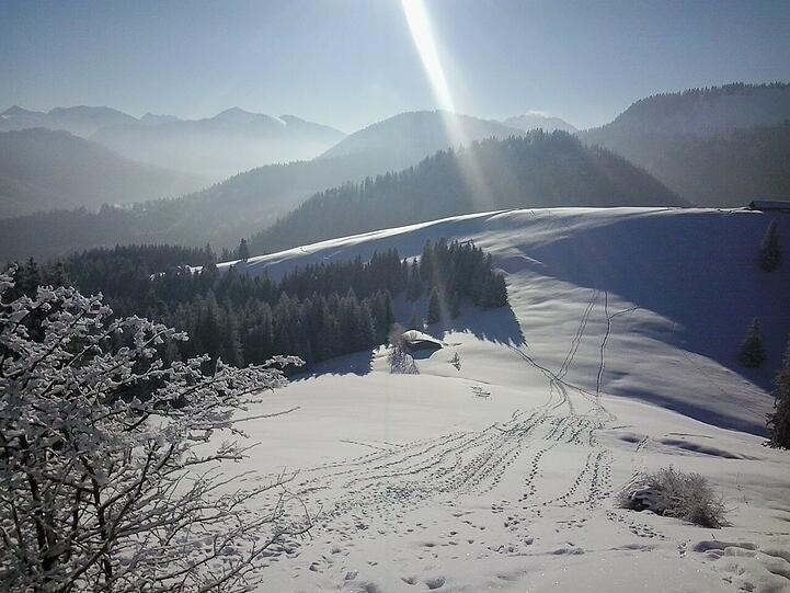 Schneefotos von AZ-Reporter Rudolf Huber